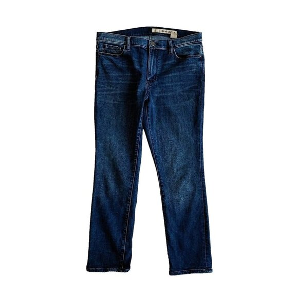 DKNY Jeans Blue Jeans Size 10 Women's Mid Rise Skinny Cropped Stretch - Picture 1 of 3